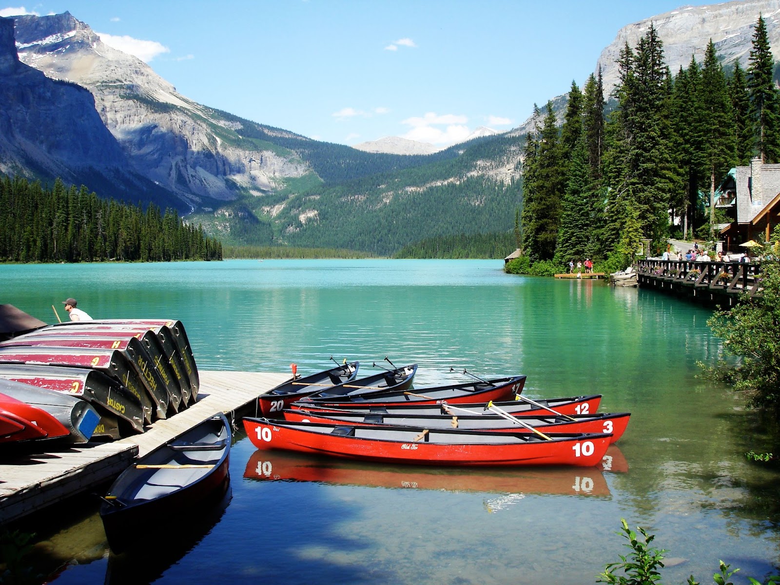 Canoeing and Kayaking at Emerald lake